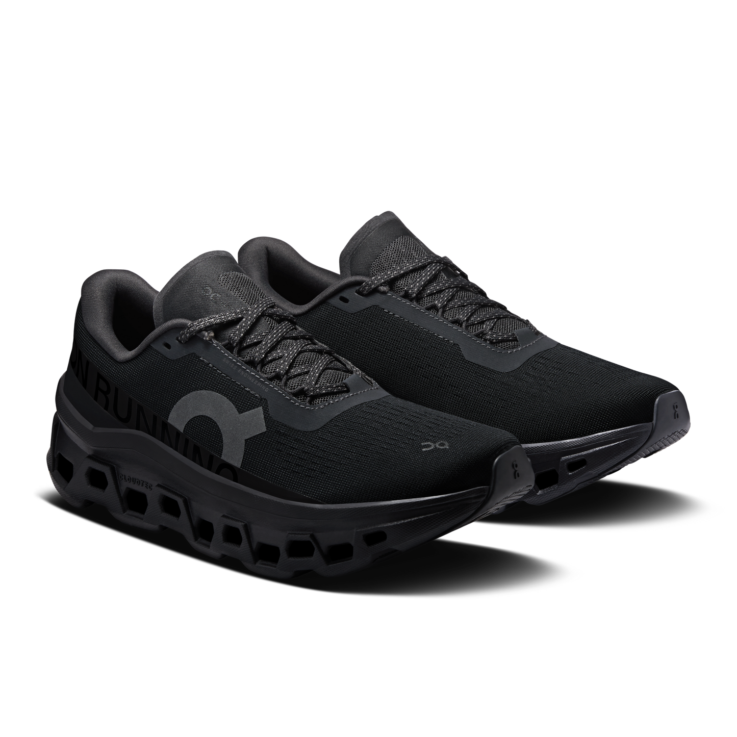 On Running Women's Cloudmonster 1 Shoes - Black / Black