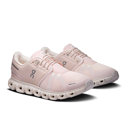 On Running Women's Cloud 6 Shoes - Salt / Gardenia