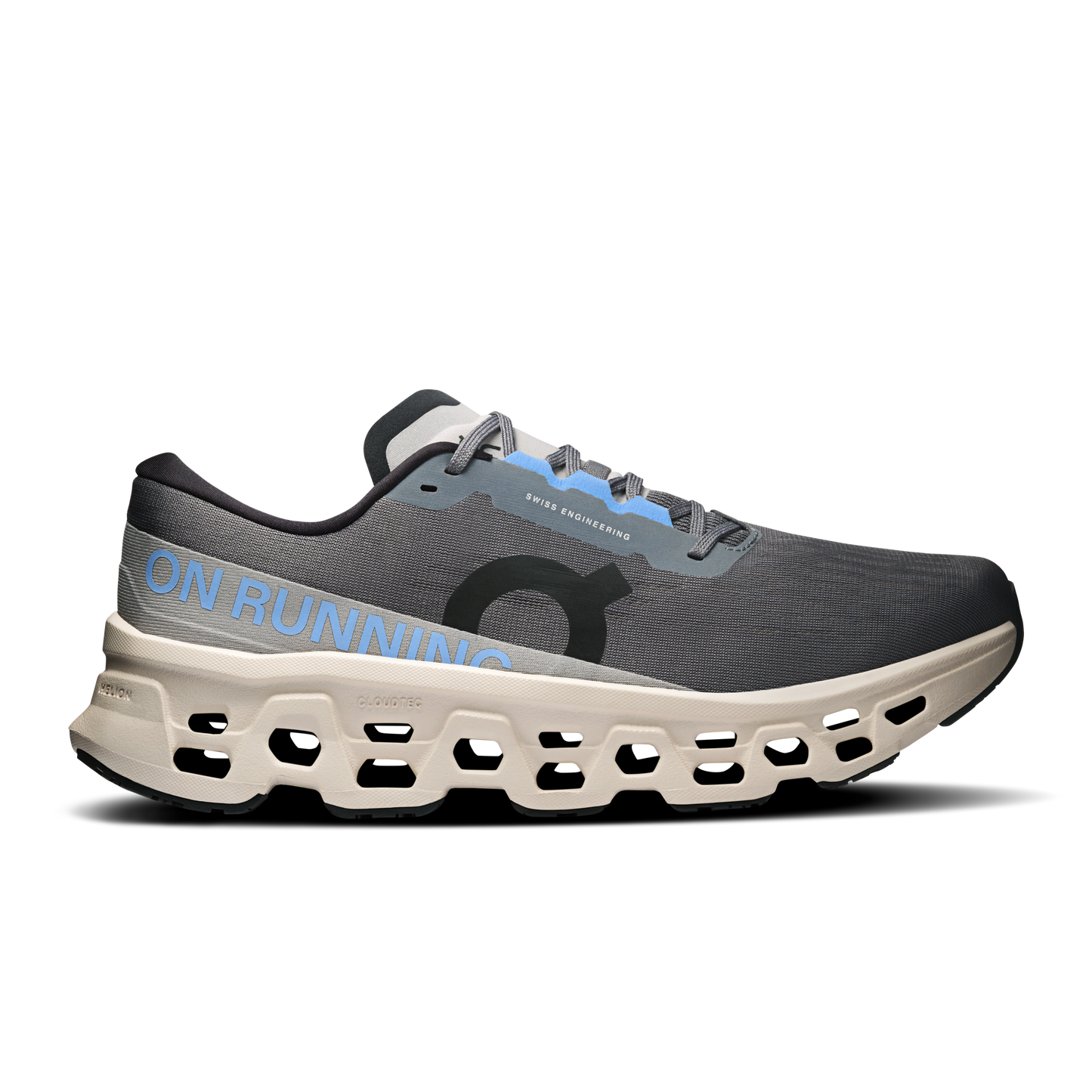 On Running Men's Cloudmonster 3 Shoes - Rock / Silver