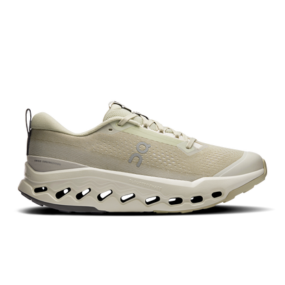 On Running Men's Cloudsurfer Trail 2 Shoes - Chalk / Ghost