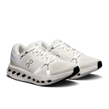 On Running Women's Cloudsurfer 2 Shoes - Ivory / Ivory