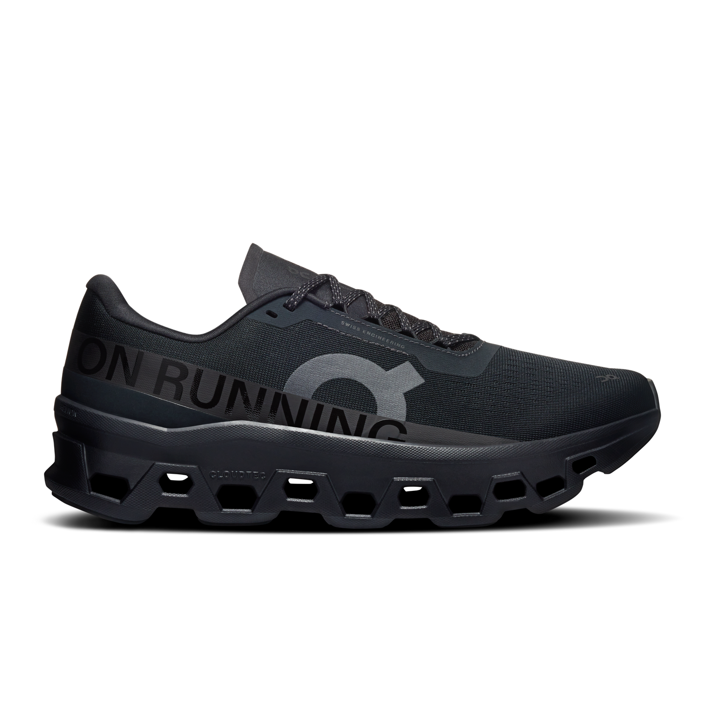 On Running Men's Cloudmonster 1 Shoes - Black / Black