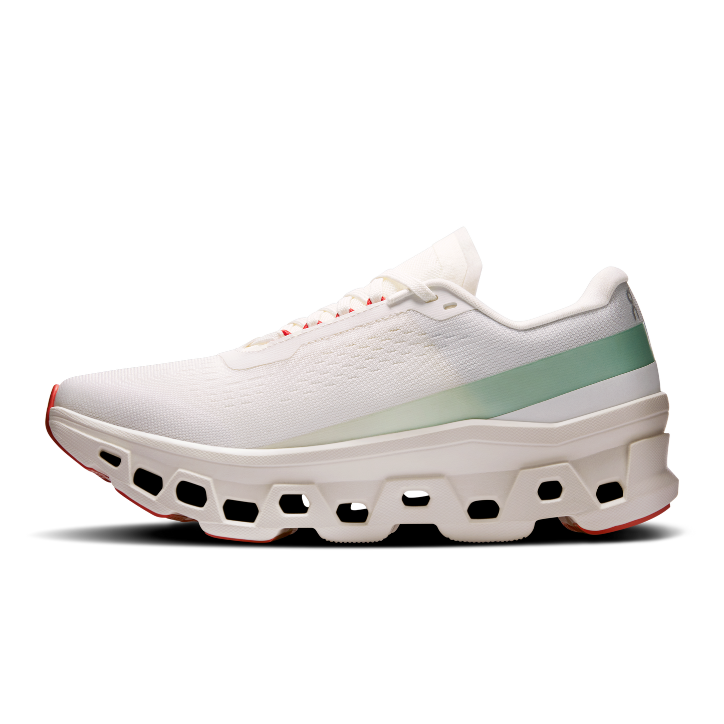 On Running Women's Cloudmonster 1 Shoes - Ivory / Creek