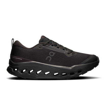On Running Women's Cloudsurfer Trail 2 Shoes - Black / Black
