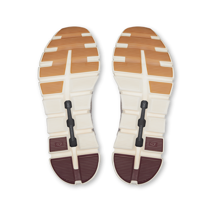 On Running Women's Cloud 6 Versa Shoes - Ice / Maroon
