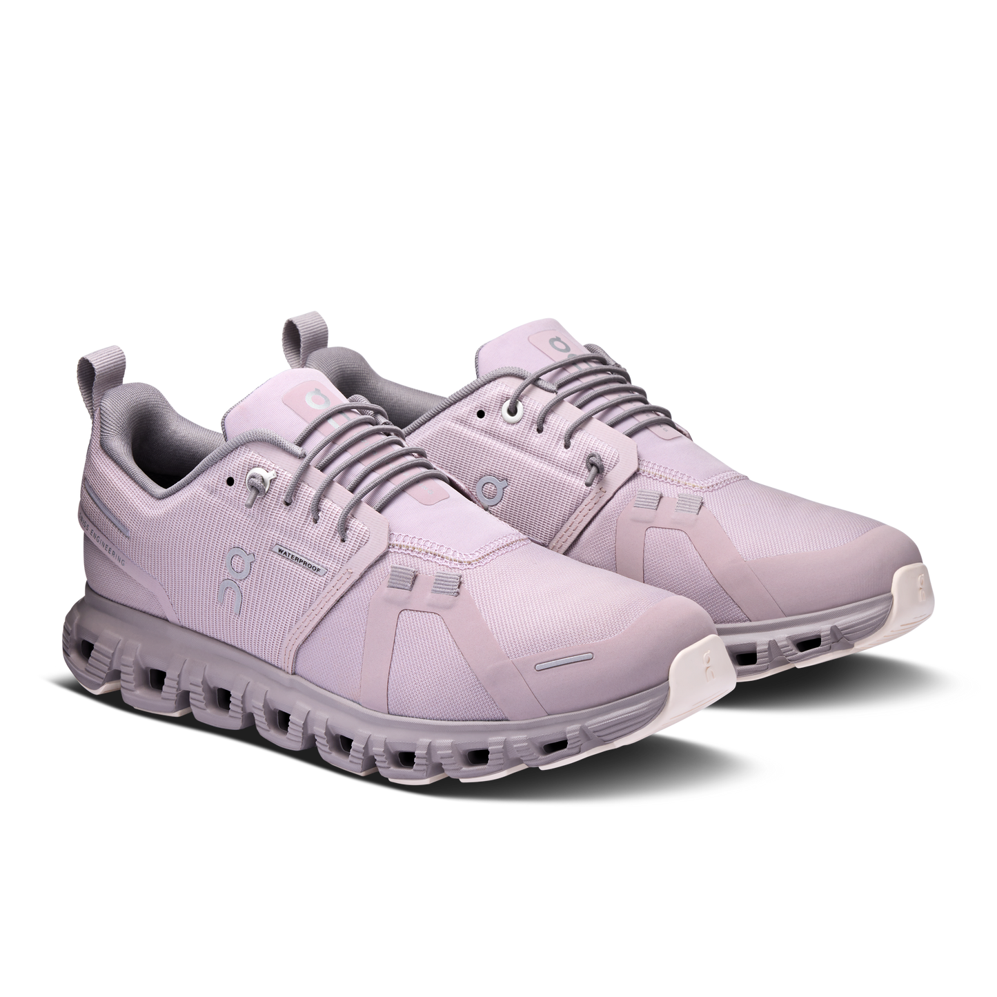 On Running Women's Cloud 6 Waterproof Shoes - Mauve / Zinc