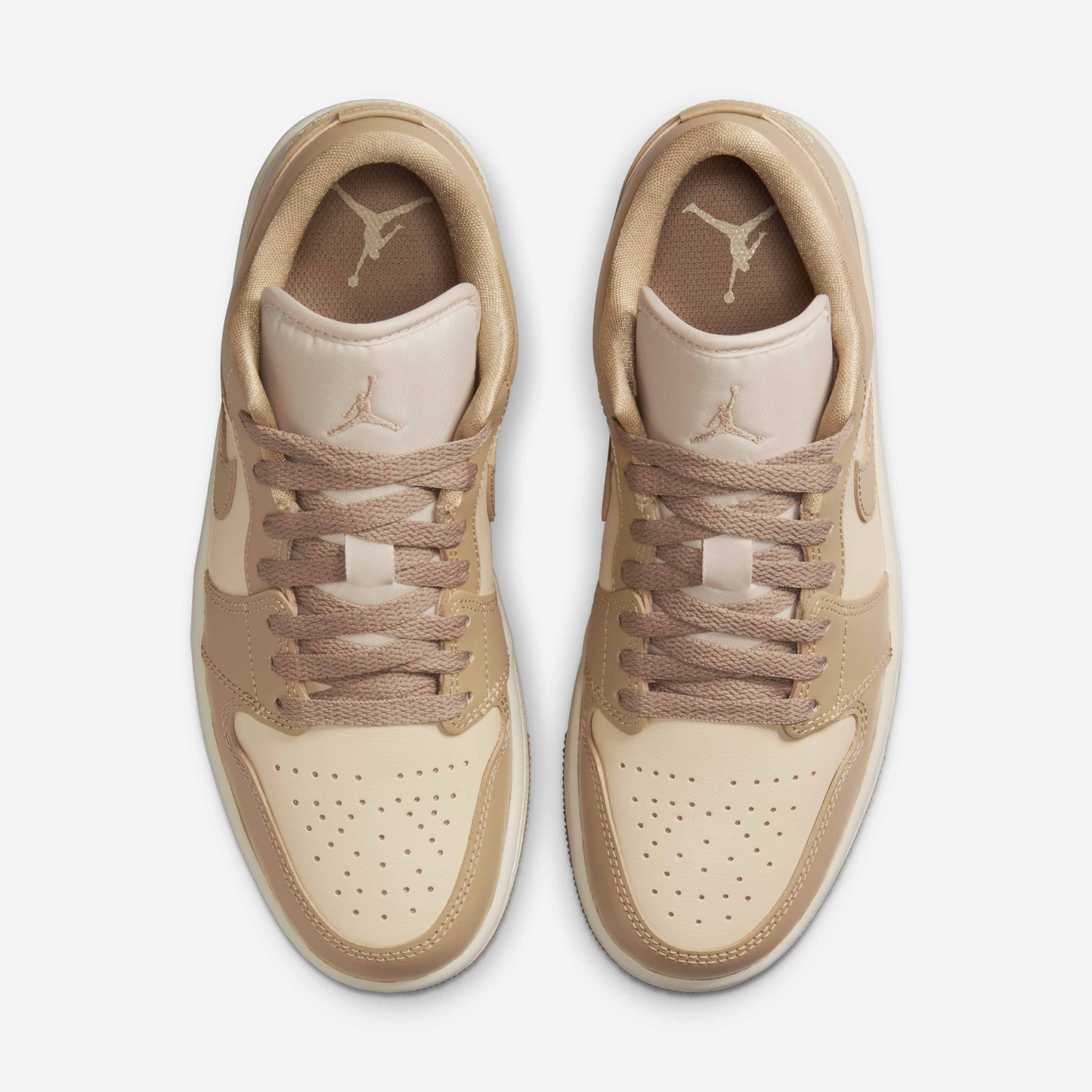 Nike Women's Air Jordan 1 Low Shoes - Rattan / Sail / Desert Camo