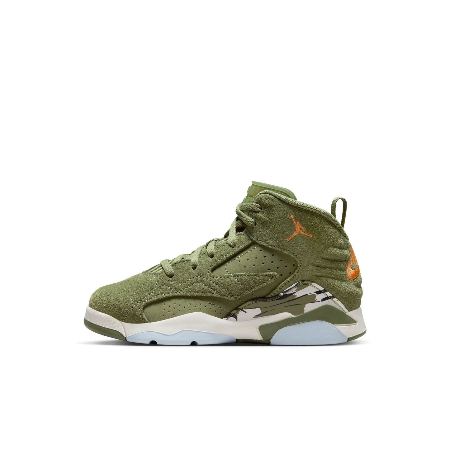 Nike Kids' Jordan MVP Shoes - Olive / Mandarin / Sail