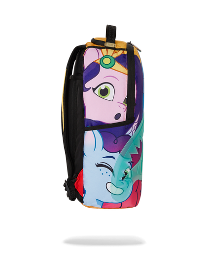 Sprayground My Little Pony Party DLXR Backpack - Blue / Pink / Yellow