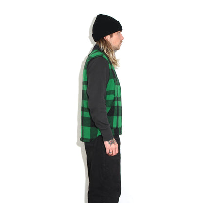 Lined Mackinaw Wool Work Vest