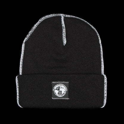 FA World Contrast Stitch Cuff Beanie
