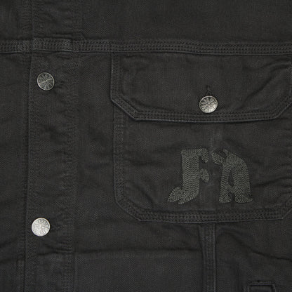 Chain Stitched Avatar Oversized Trucker Jacket