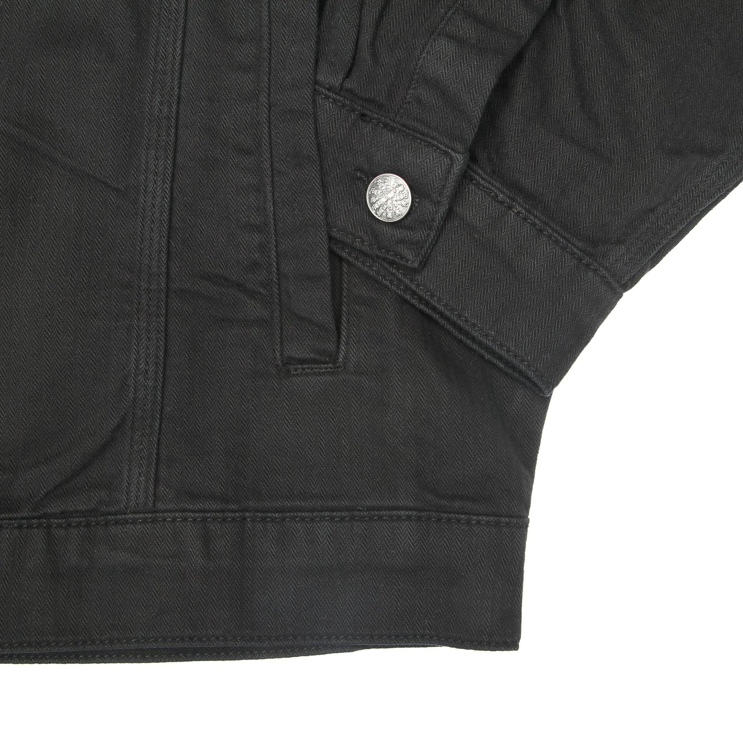 Chain Stitched Avatar Oversized Trucker Jacket