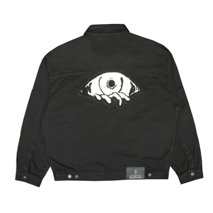 Chain Stitched Avatar Oversized Trucker Jacket