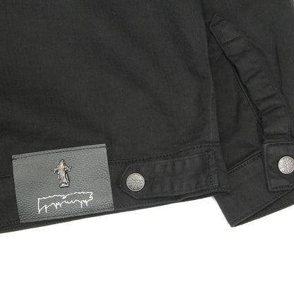 Chain Stitched Avatar Oversized Trucker Jacket