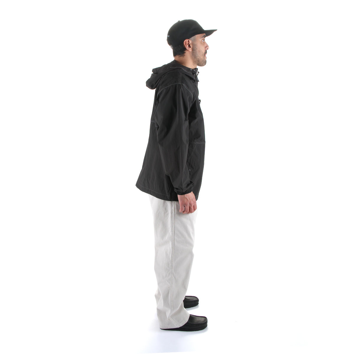 Brushed Nylon Jacket x And Wander