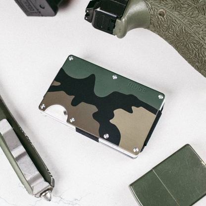 TD x illpro x Ridge Wallet -  M81 Woodland Edition