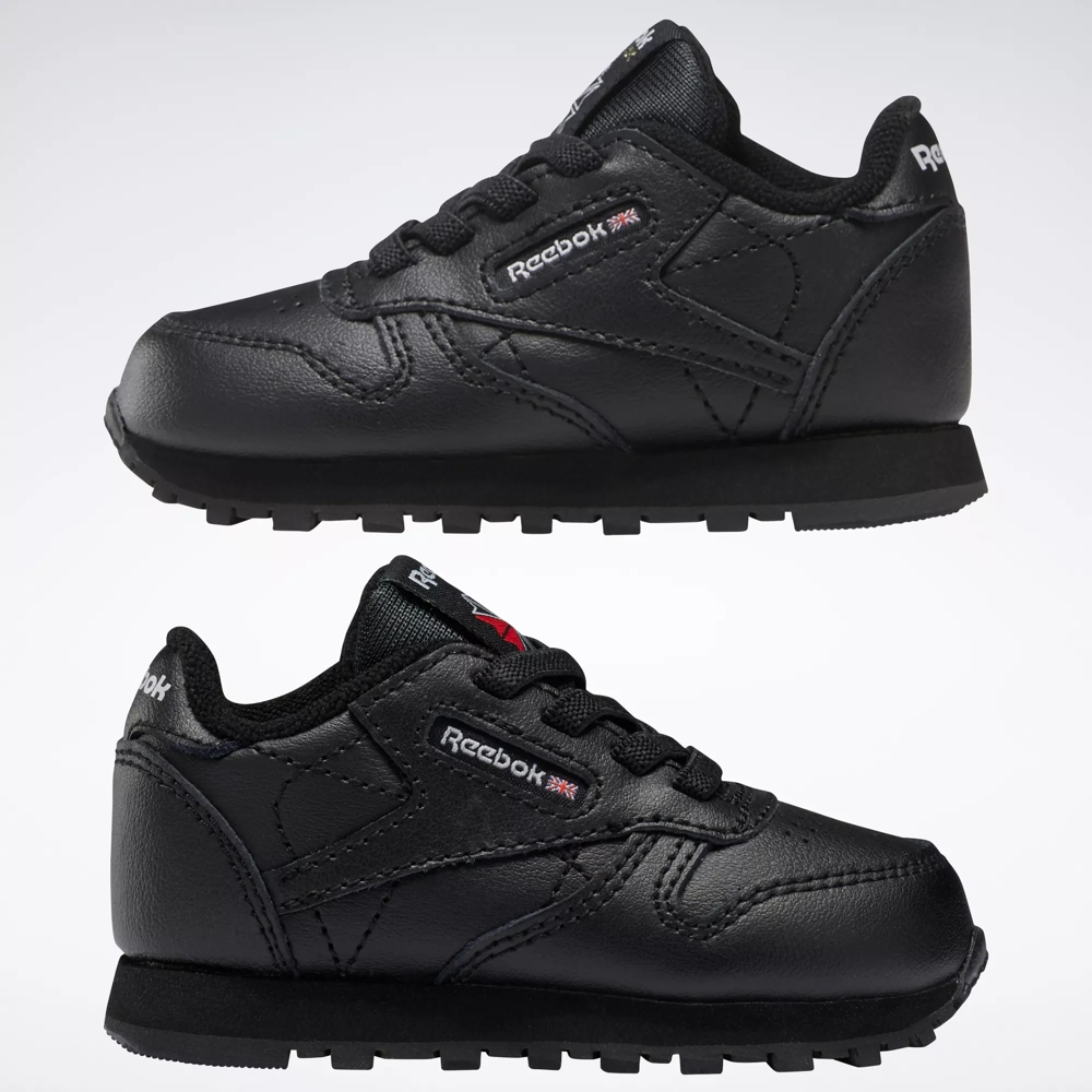 Reebok Kids' Classic Leather Shoes - Core Black