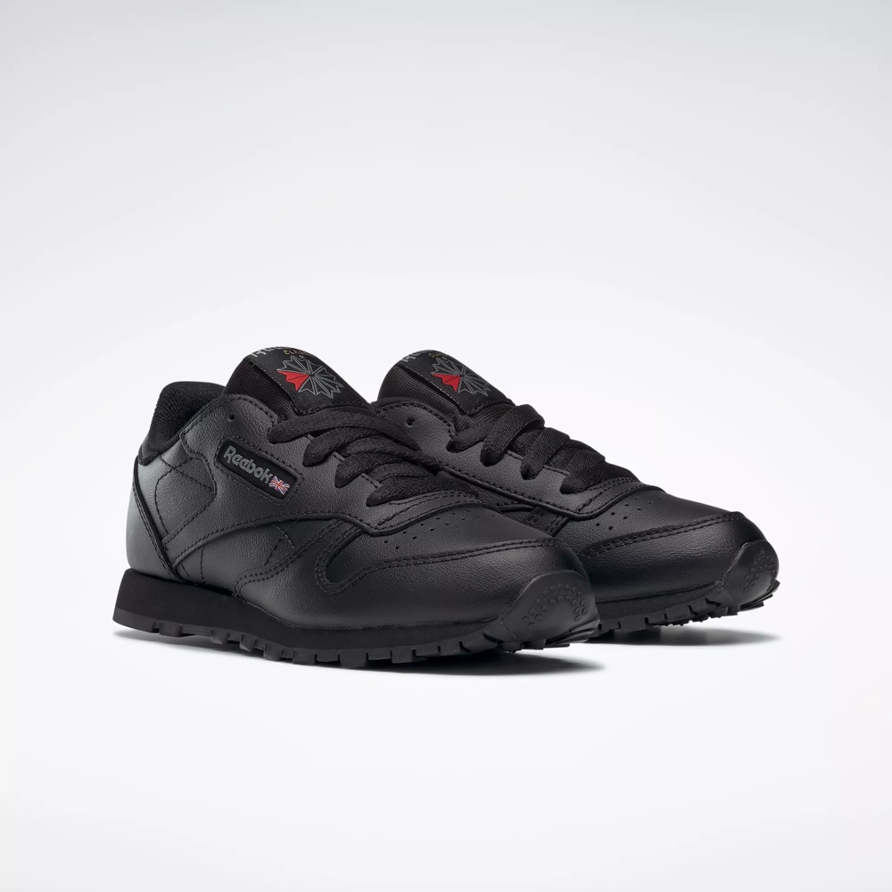 Reebok Kids' Classic Leather PS Shoes - All Black