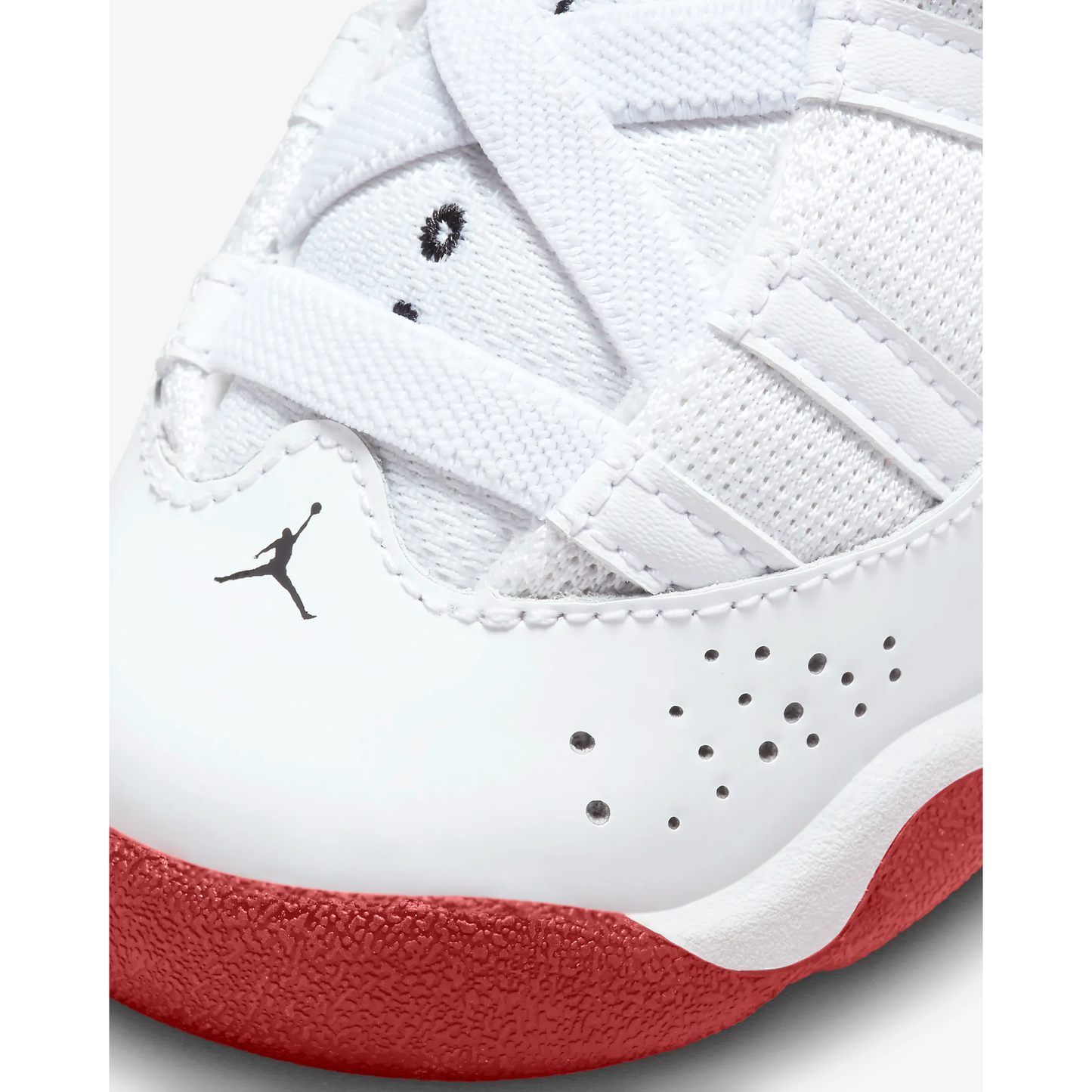 Kids' Jordan 6 Rings TD Shoes - White / Black / University Red