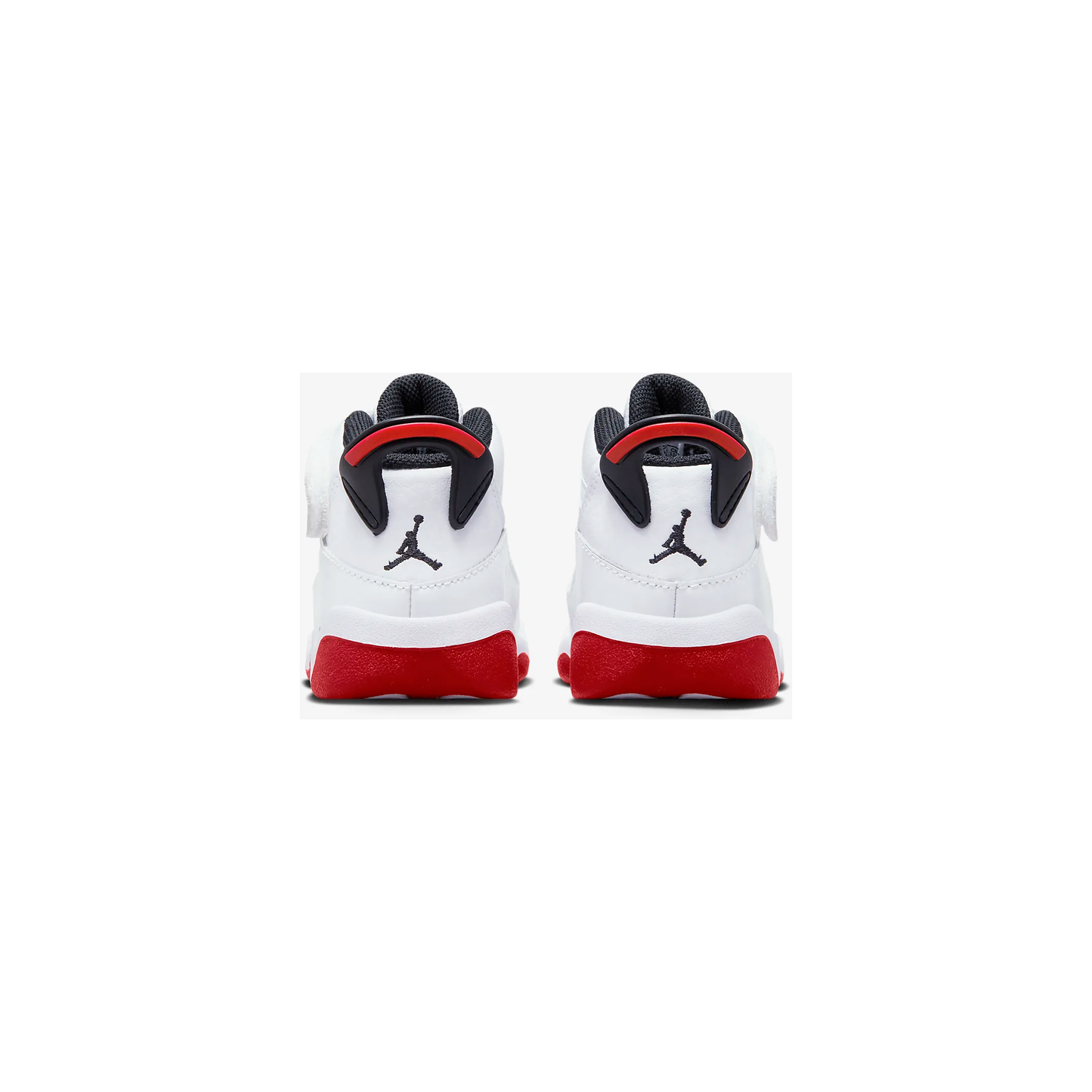 Kids' Jordan 6 Rings TD Shoes - White / Black / University Red