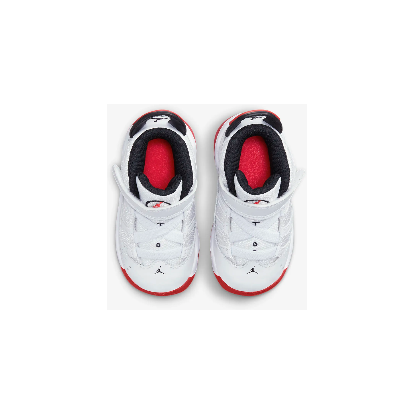 Kids' Jordan 6 Rings TD Shoes - White / Black / University Red