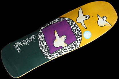 Barbee - Shaped Bird Nest Yellow Deck 9.5"