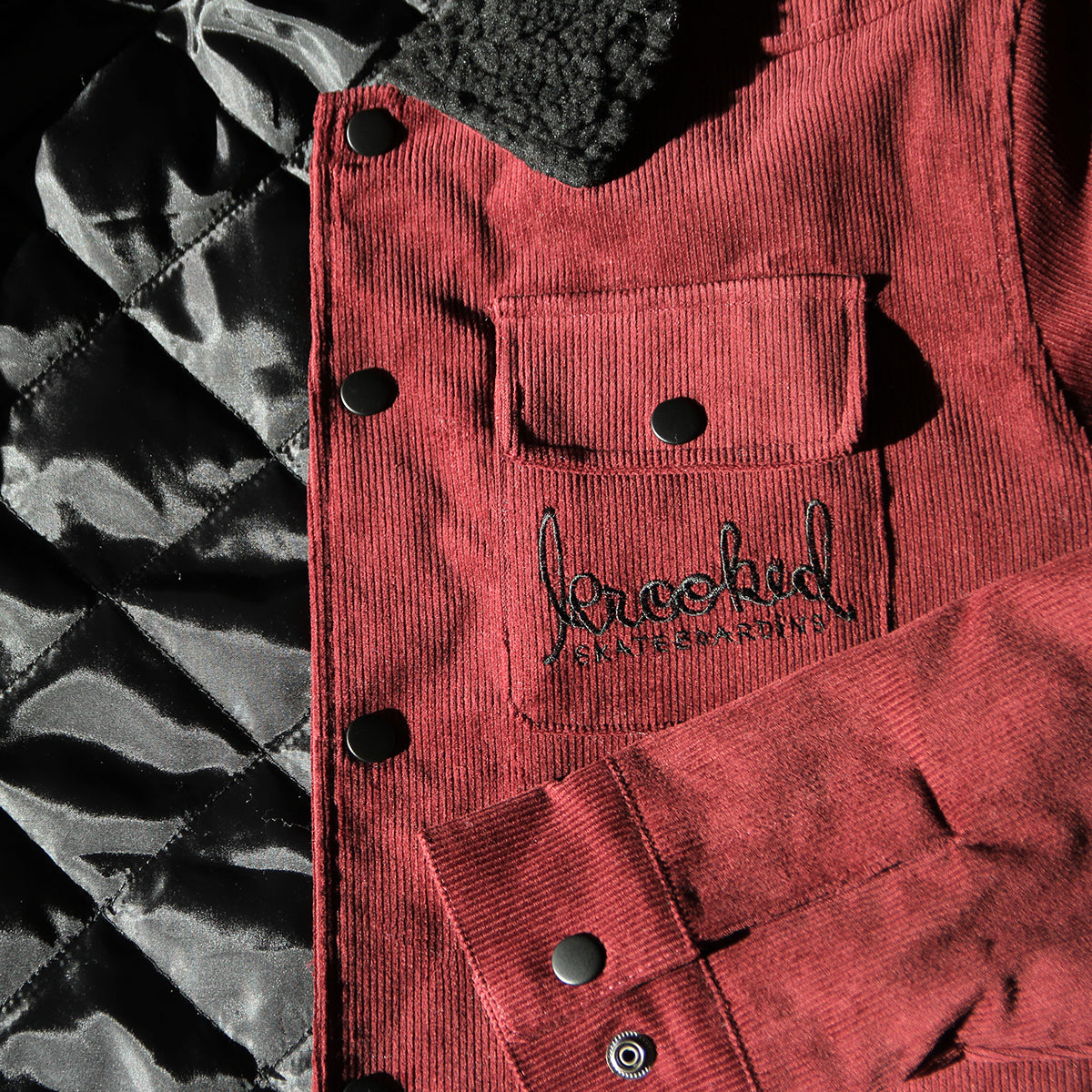 Corduroy Script Jacket