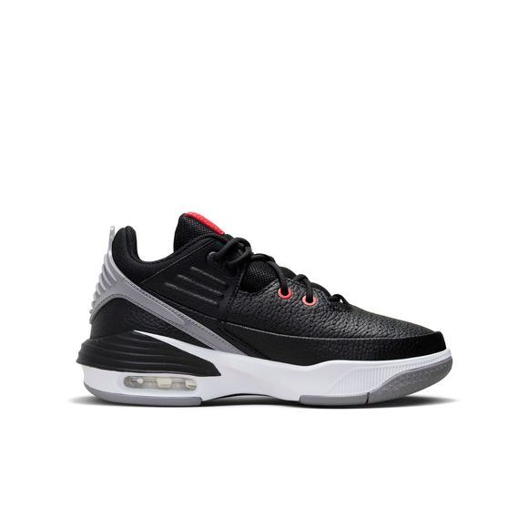 Nike Kids' Jordan Max Aura 5 Shoes - Black / University Red / White / Cement Grey