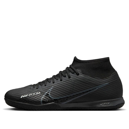Nike Men's Zoom Mercurial Superfly 9 Academy Ic Soccer Shoes - Black / Summit White / Volt / Dark Smoke Grey