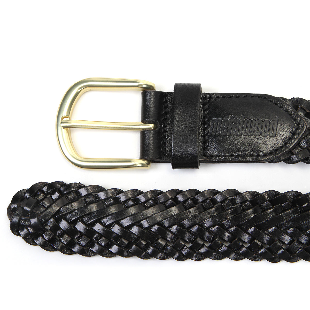 Leather Braided Belt