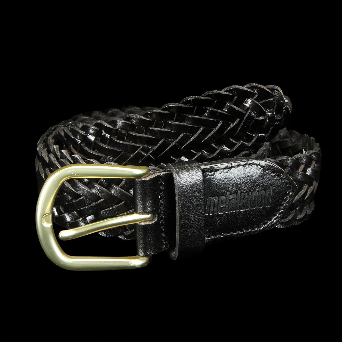Leather Braided Belt