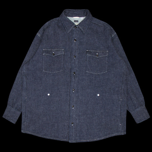 Women's Brushed Denim Shirt Jacket