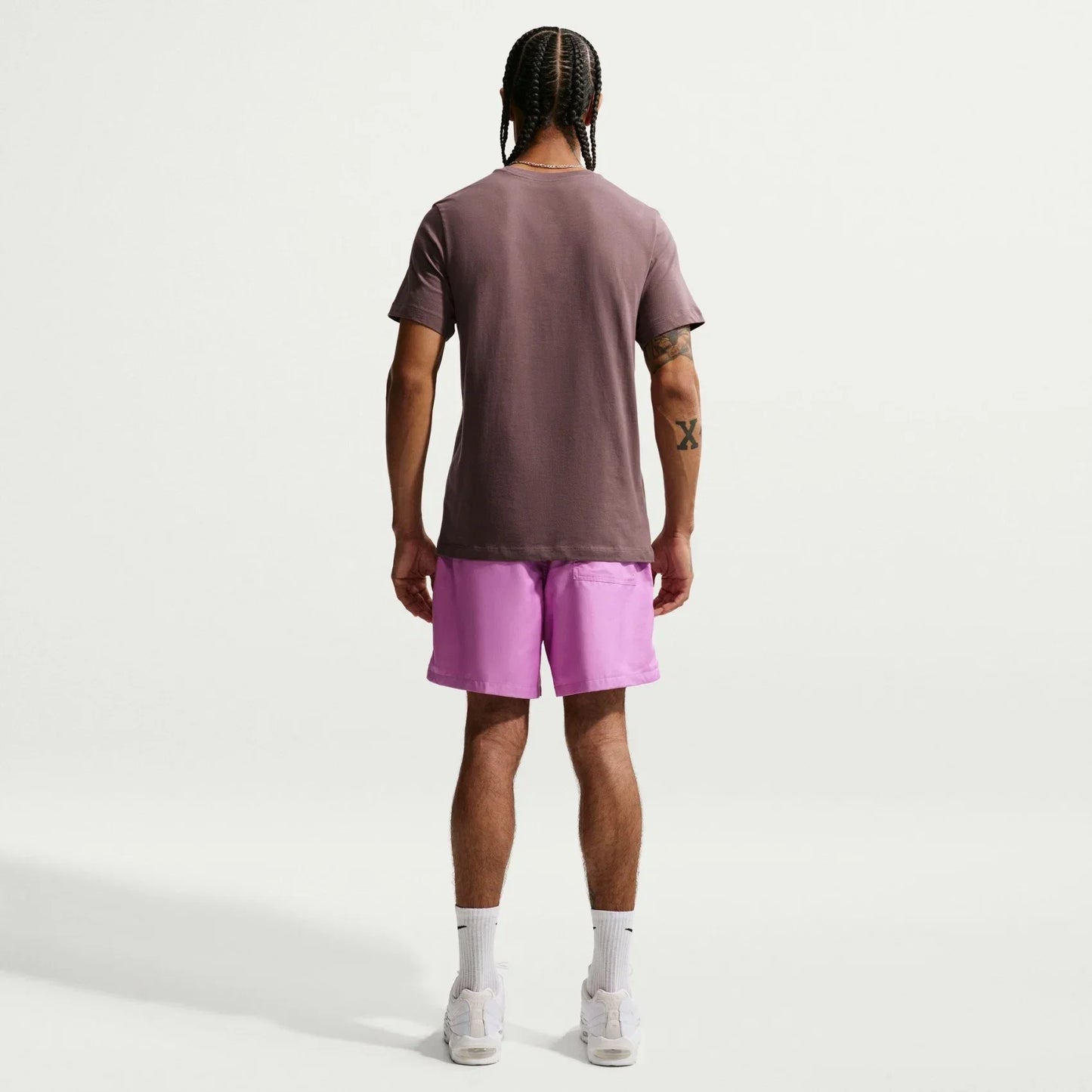 Nike Men's Club Short Apparel - Light Magenta / Midnight Navy