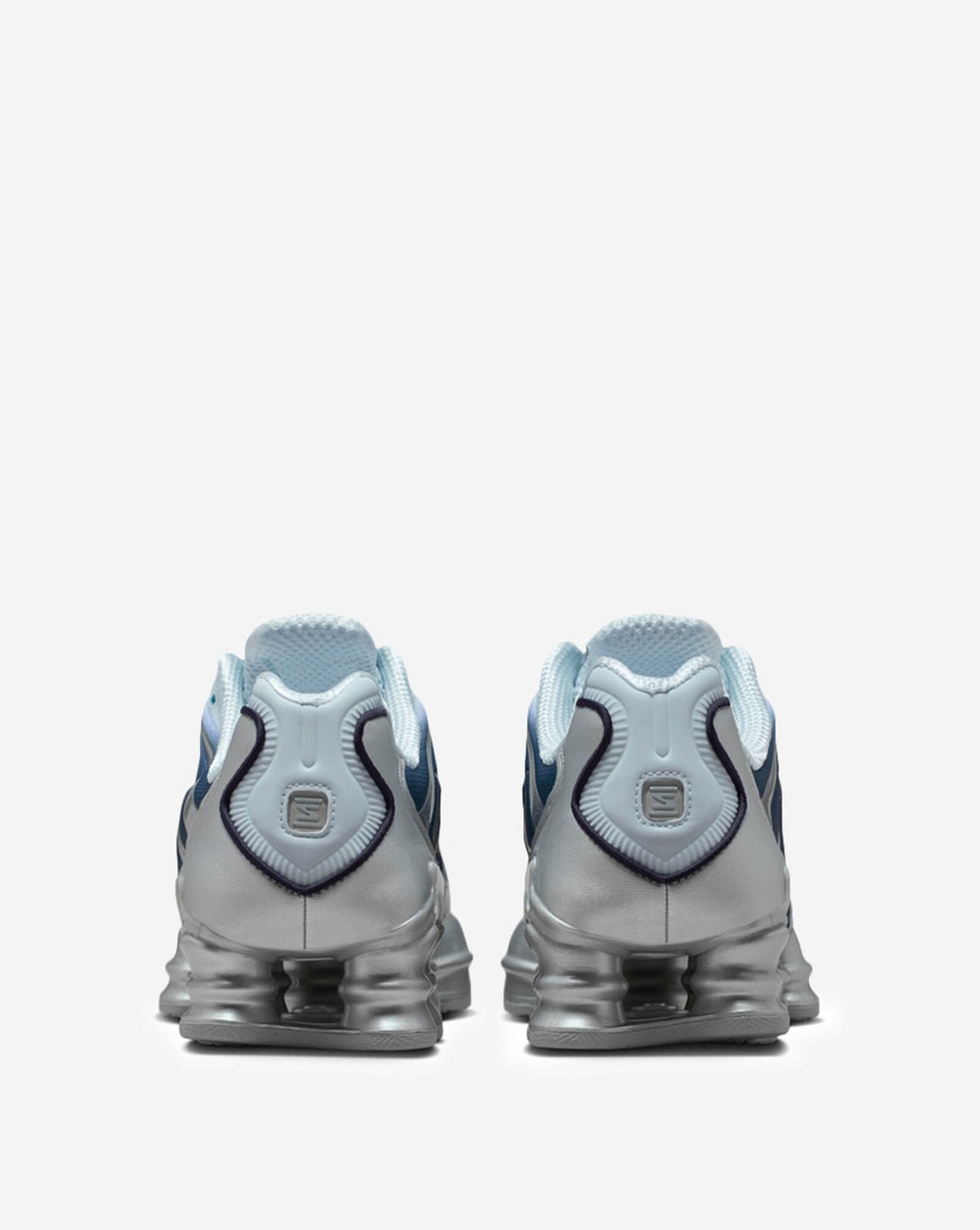 Nike Women's Shox Tl Fade Shoes - Silver / Light Blue / Metallic Silver