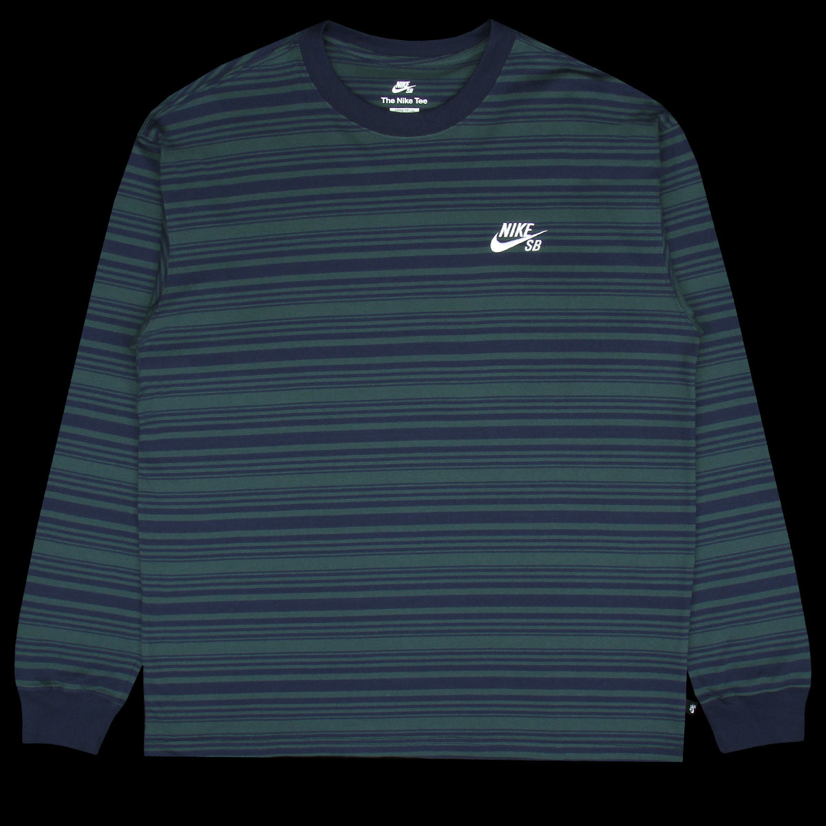 Striped L/S Logo T-Shirt