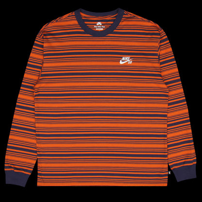 Striped L/S Logo T-Shirt