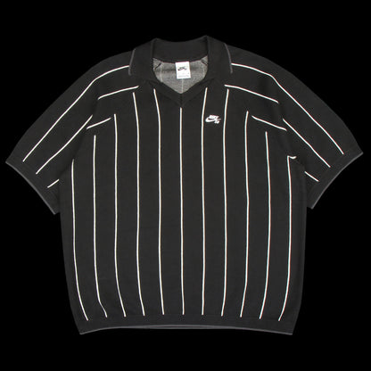 Striped S/S Polo Sweater