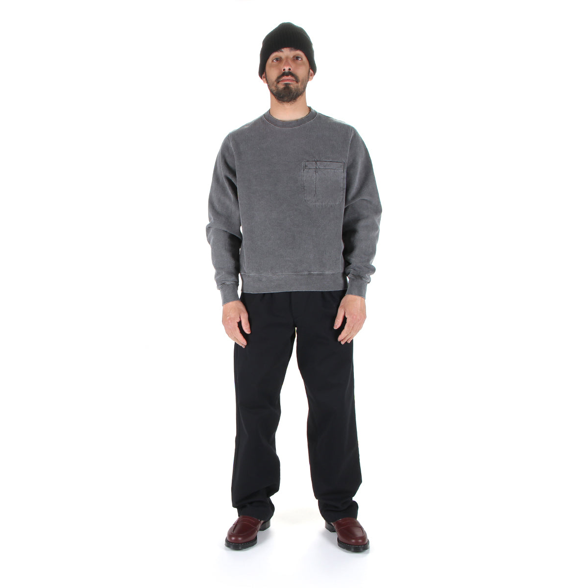 Chest Pocket Crewneck