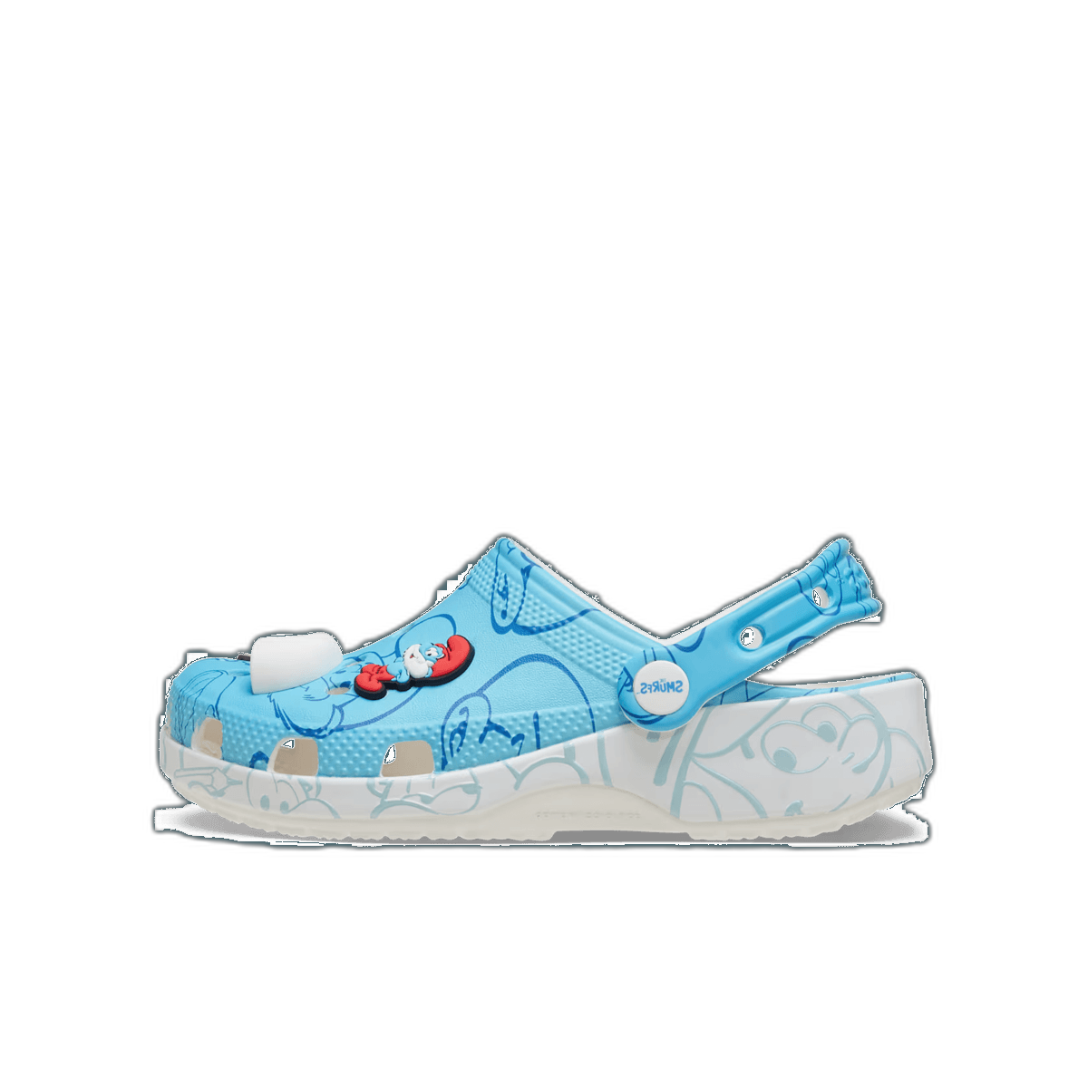 Crocs Kids' Smurfs Classic Clog Shoes - Multi