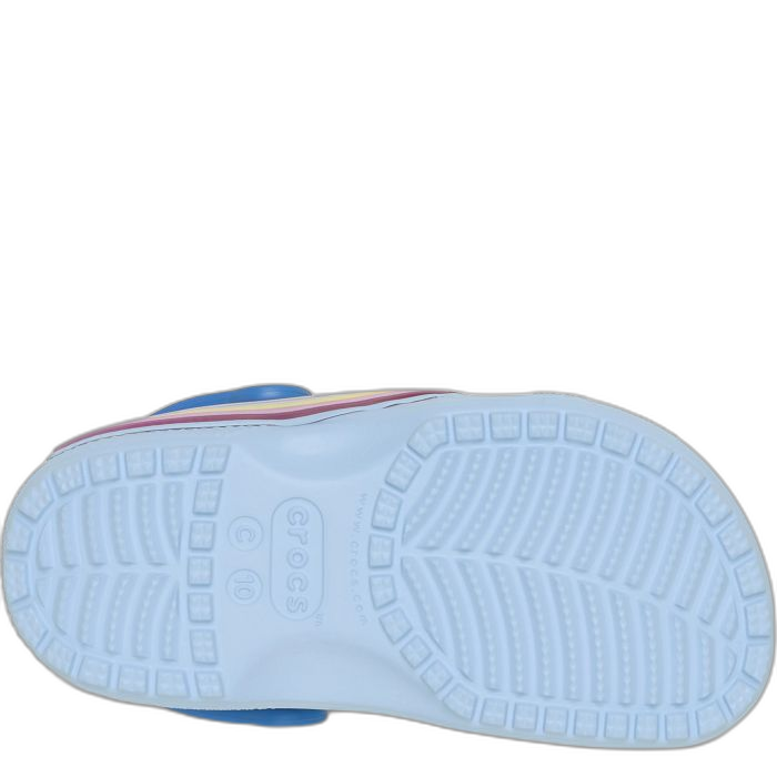 Crocs Kids' Classic Star Lights Clog Shoes - Blue Frost