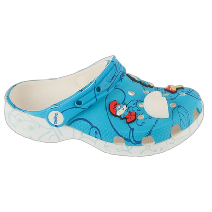 Crocs Kids' Smurfs Classic Clog Shoes - Multi