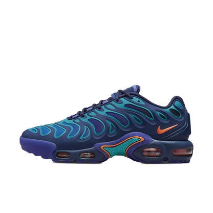 Nike Men's Air Max Plus Drift Shoes - Midnight Navy / Dusty Cactus / Persian Violet / Total Orange