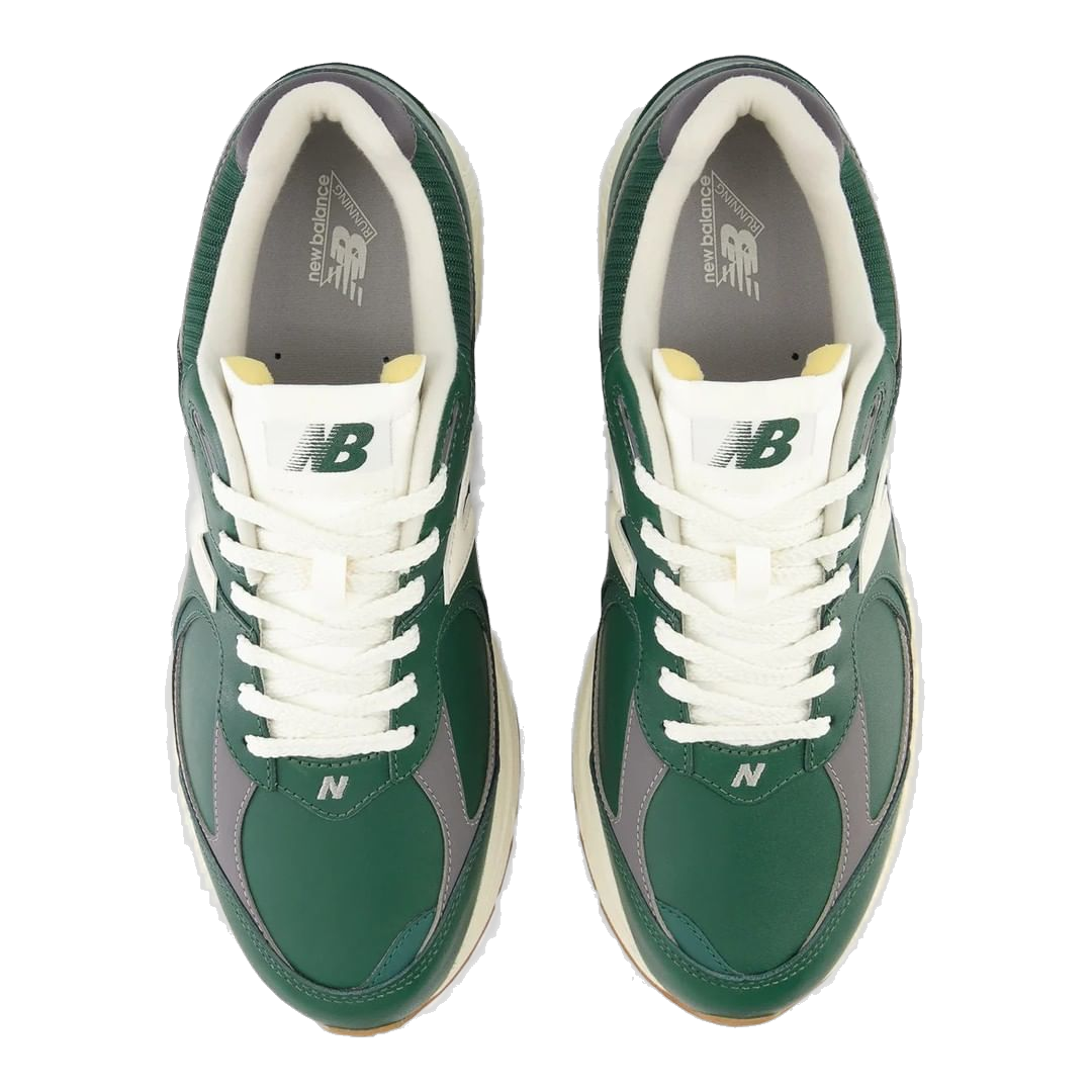 New Balance Men's 2002r Shoes - Nightwatch Green / Grey / White