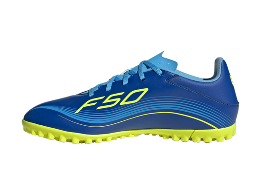 Adidas Men's F50 Messi Club Shoes - Blue / Neon Green