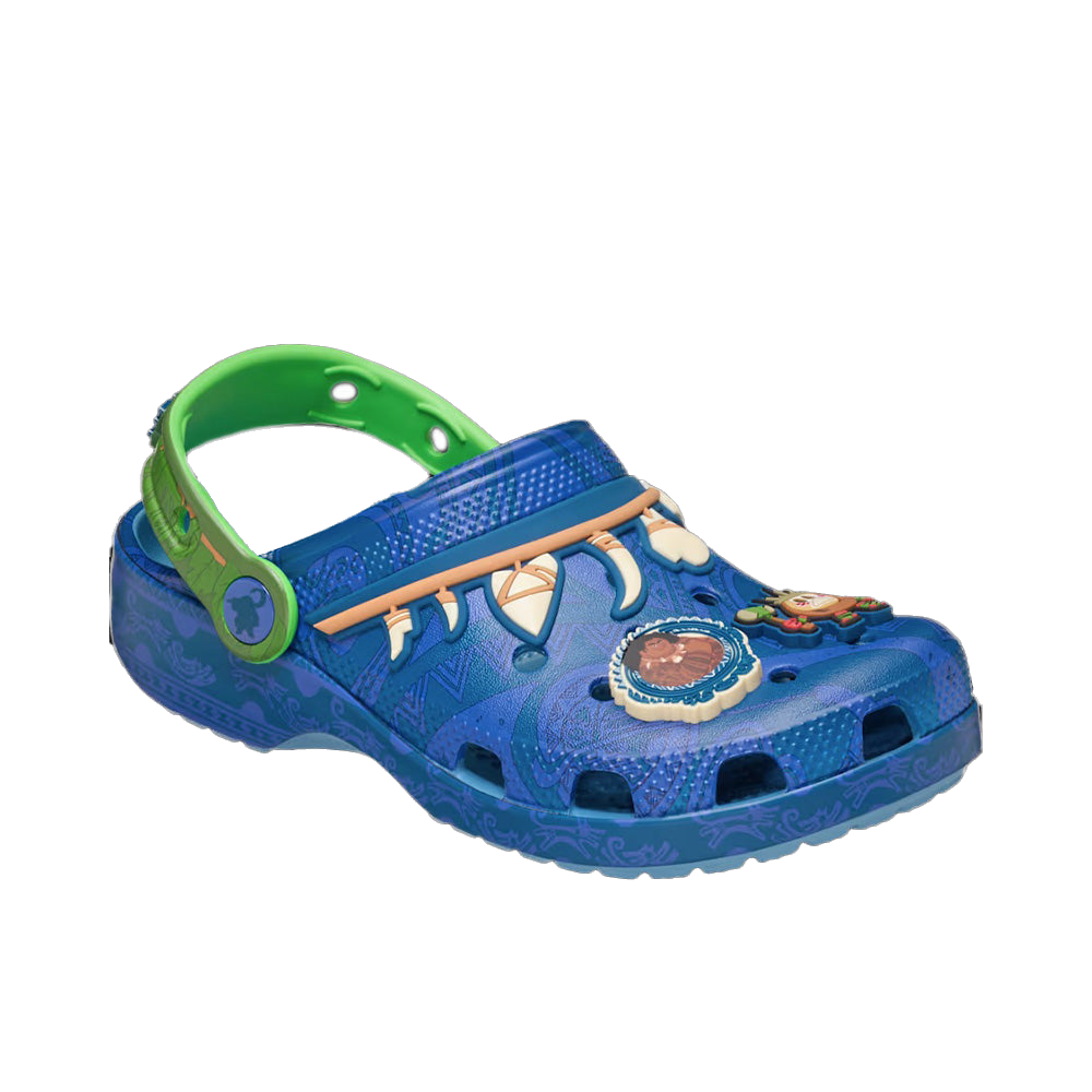 Crocs Kids' Disney Maui Classic Clog Shoes - Blue / Green