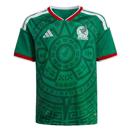 Adidas Kids' Mexico 2026 Home Jersey - Green