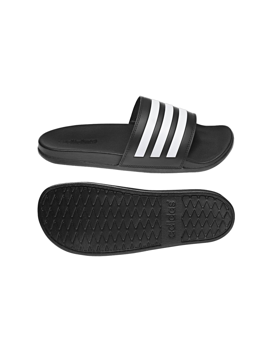 Adidas Men's Adilette Comfort Shoes - Legend Ink / Cloud White
