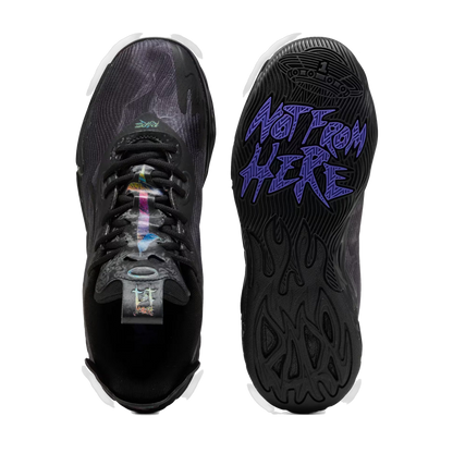 Puma Men's Mb.04 Lo Team Shoes - Black / Dark Amethyst