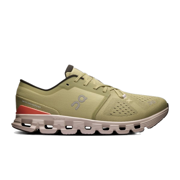 On Men's Cloud X 4 Shoes - Caper / Salmon